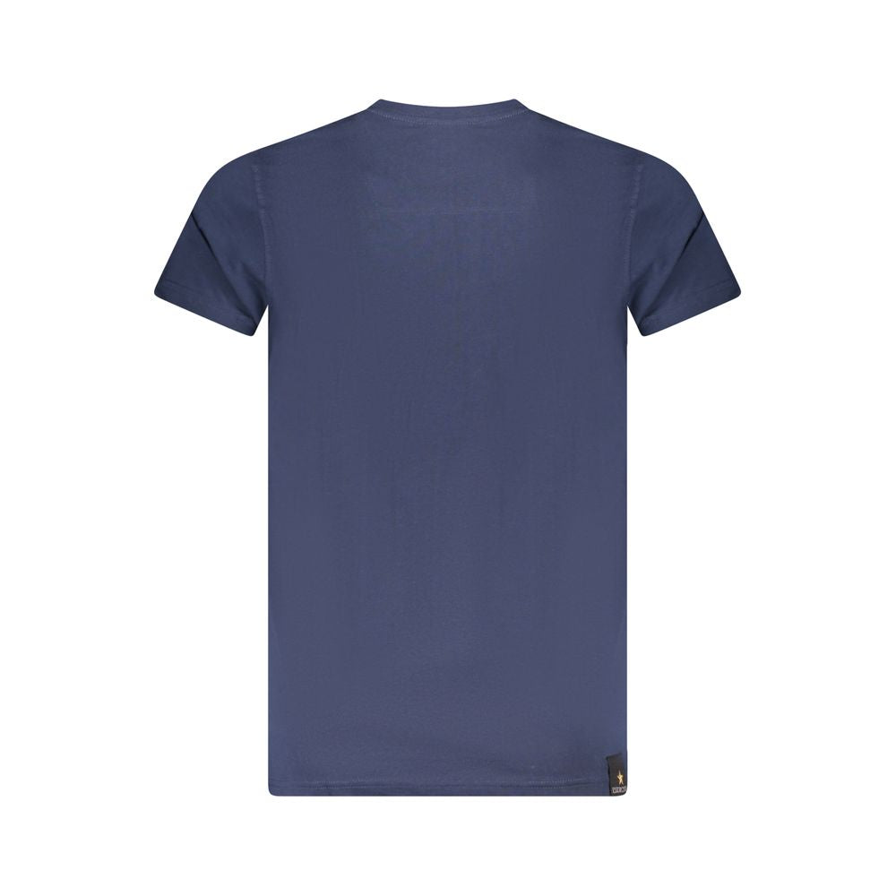 Accademia Militare T-Shirt aus blauer Baumwolle