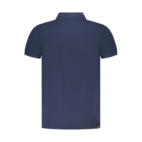 Accademia Militare Blaues Baumwoll-Poloshirt