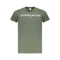 Accademia Militare T-Shirt aus grüner Baumwolle