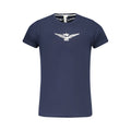 Accademia Militare T-Shirt aus blauer Baumwolle