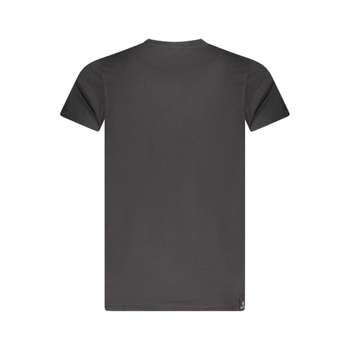 Accademia Militare Schwarzes T-Shirt aus Baumwolle