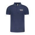 Accademia Militare Blaues Baumwoll-Poloshirt