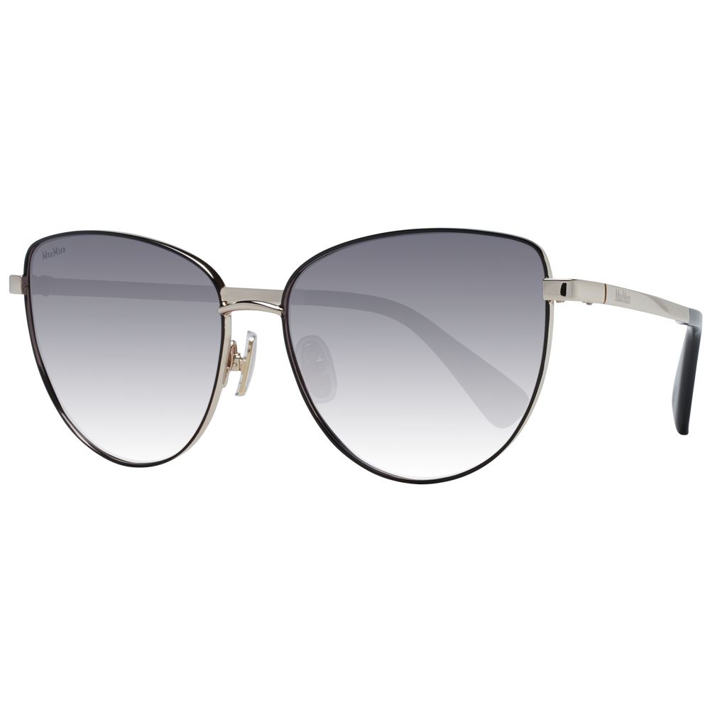 Max Mara Goldfarbene Metall-Sonnenbrille