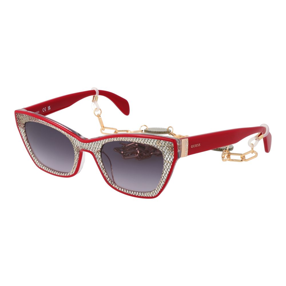 Guess Rote Frauen-Sonnenbrille
