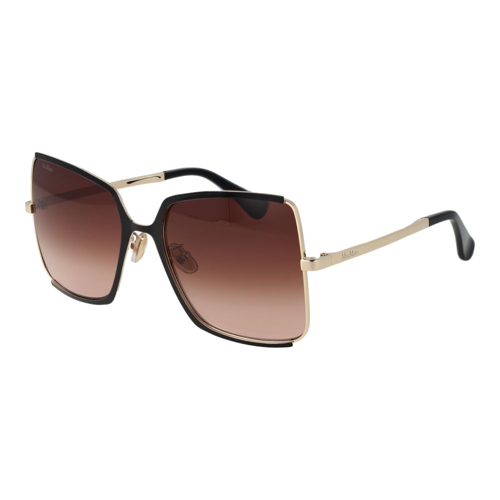Max Mara Sonnenbrille mit schwarzem Metallrahmen