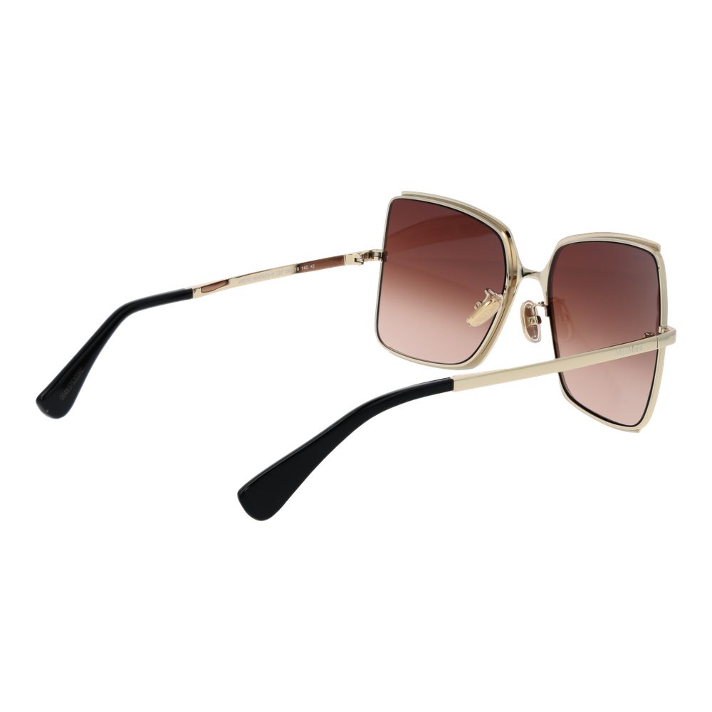 Max Mara Sonnenbrille mit schwarzem Metallrahmen