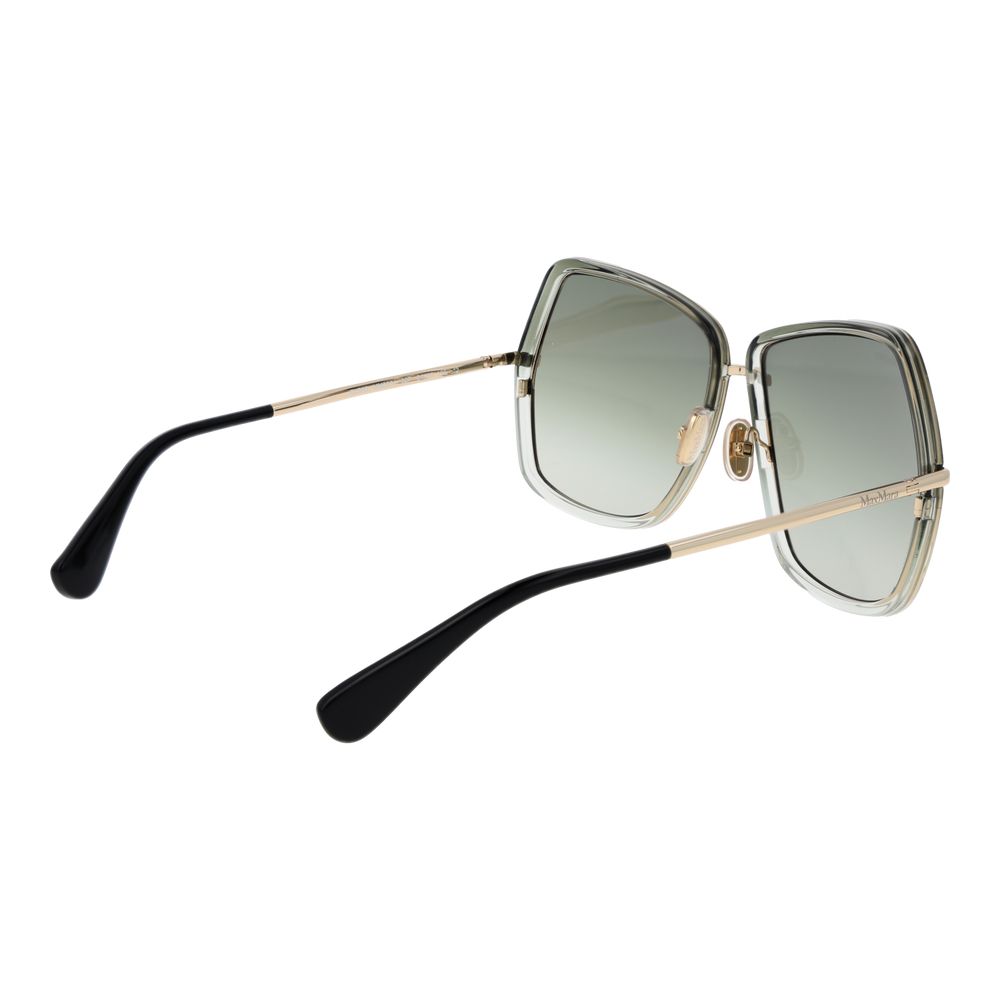 Max Mara Grüne Metall-Sonnenbrille
