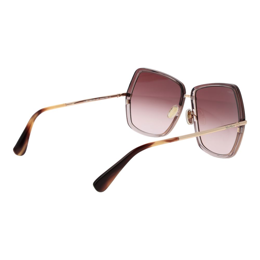 Max Mara Goldene Metall-Sonnenbrille