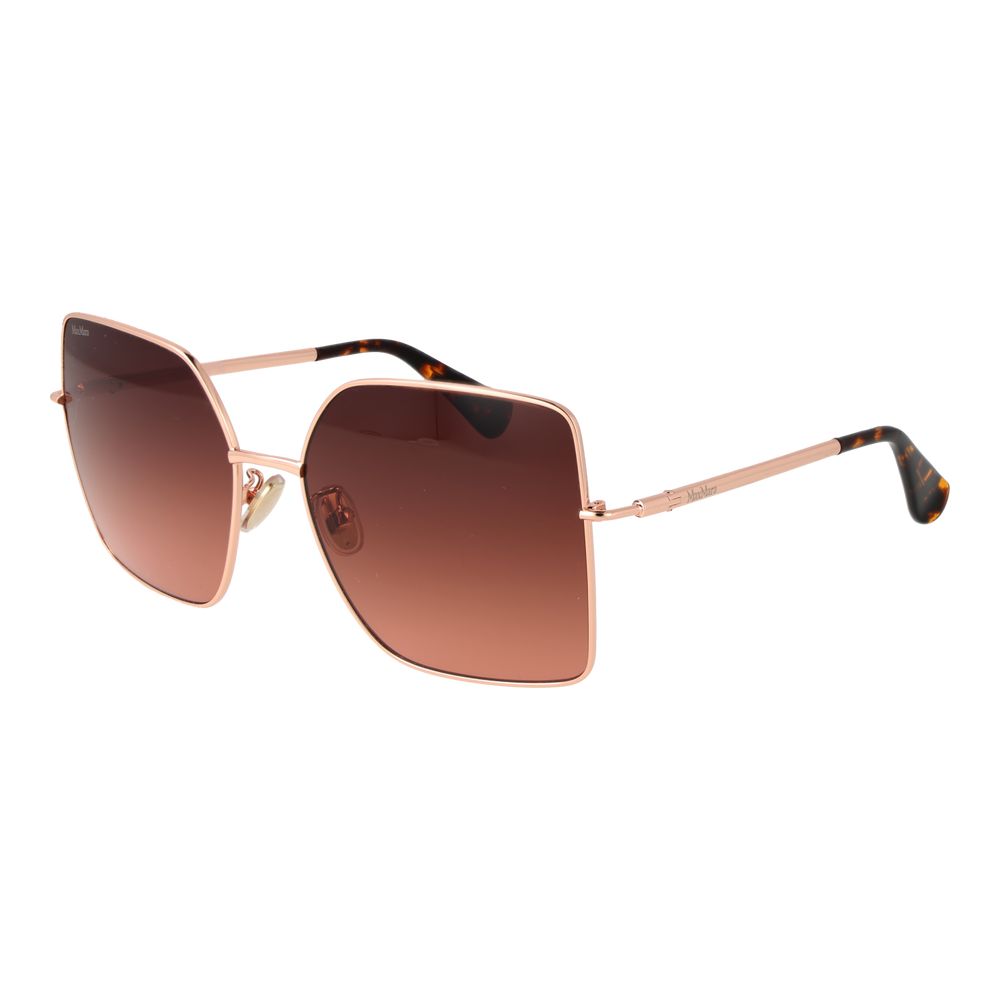 Max Mara Sonnenbrille aus Roségold-Metall