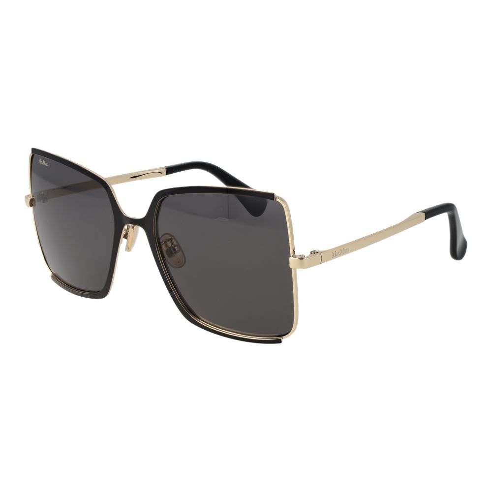 Max Mara Sonnenbrille mit schwarzem Metallrahmen