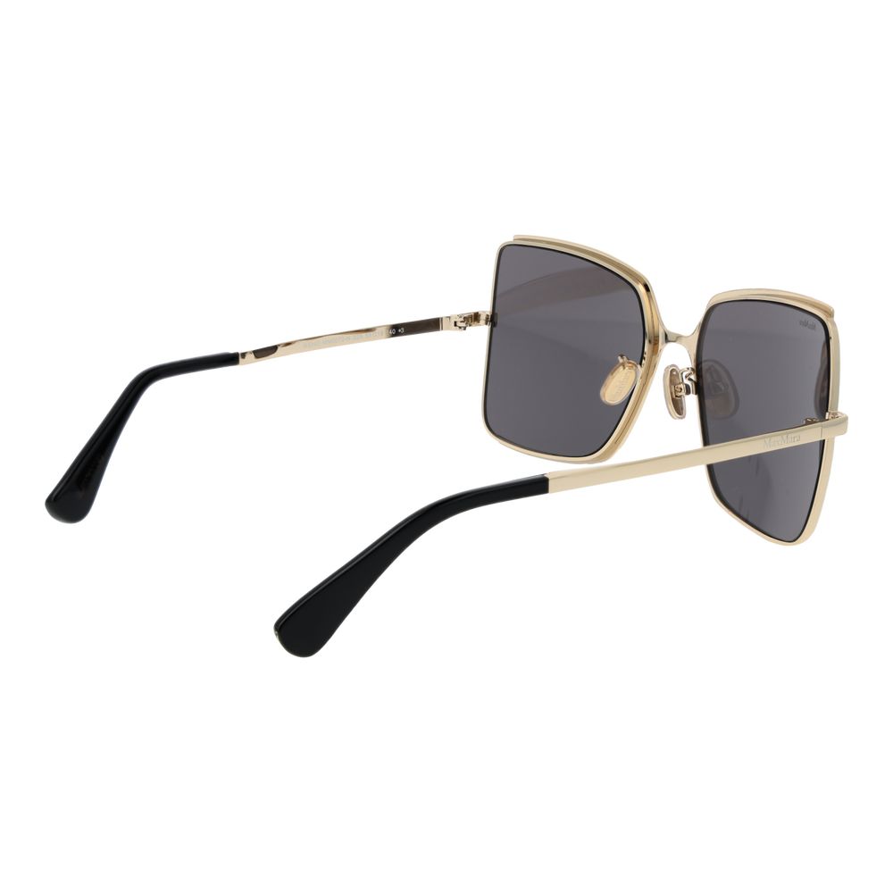 Max Mara Sonnenbrille mit schwarzem Metallrahmen