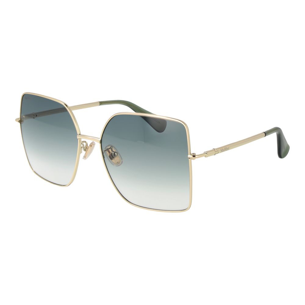 Max Mara Goldene Metall-Sonnenbrille