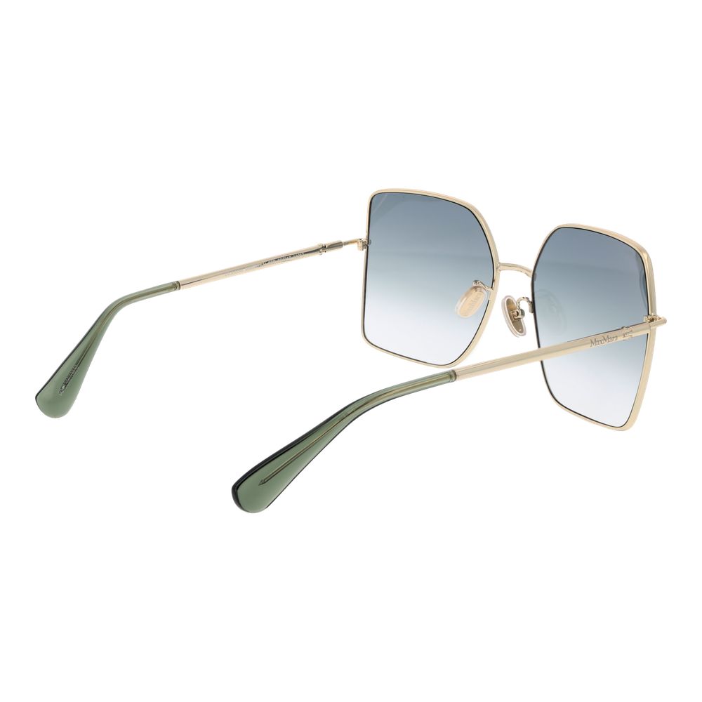 Max Mara Goldene Metall-Sonnenbrille