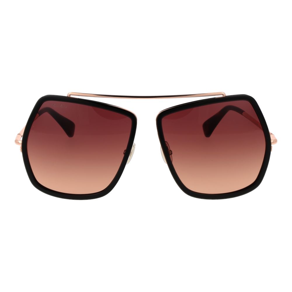 Max Mara Braune Metall-Sonnenbrille