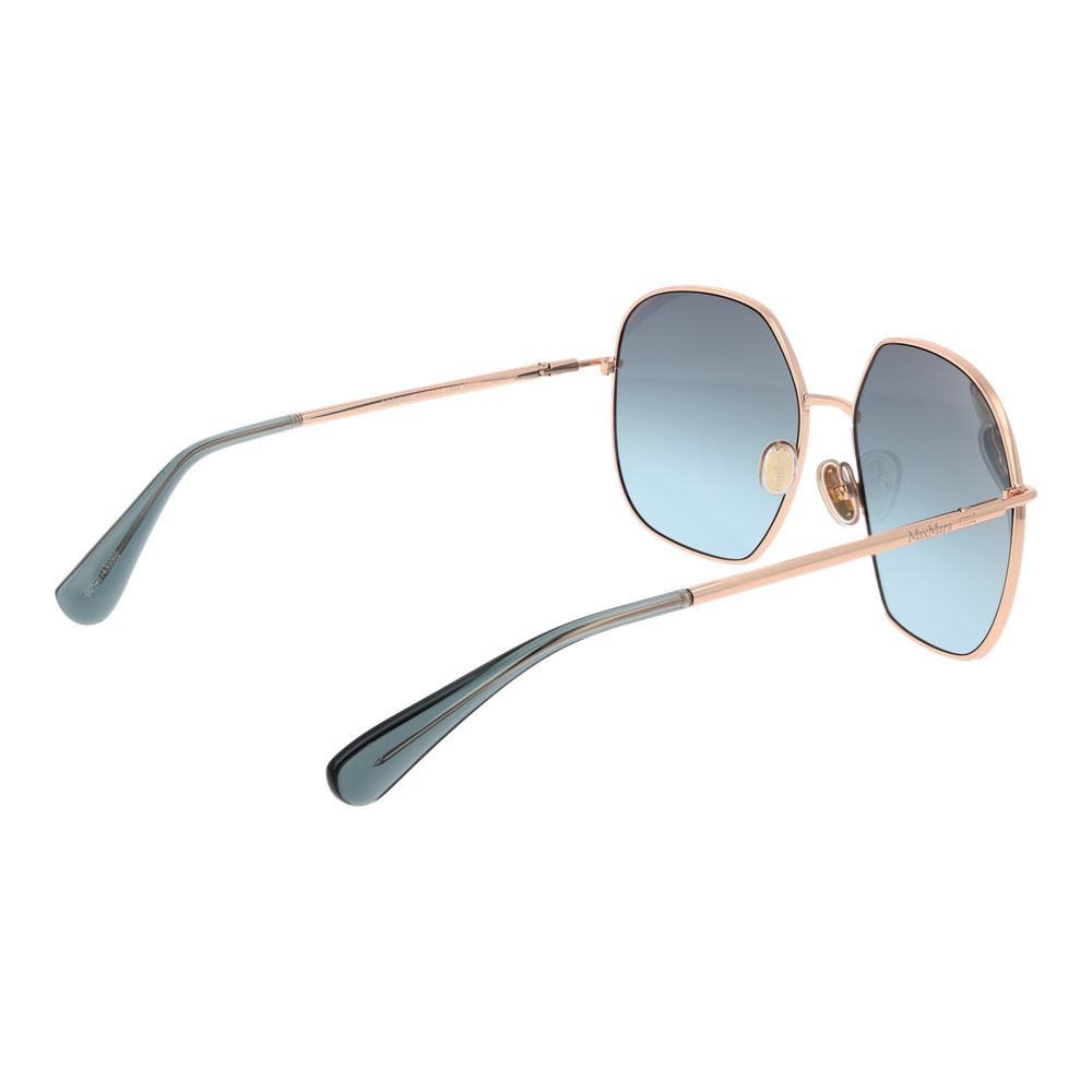 Max Mara Sonnenbrille aus Metall in Roségold