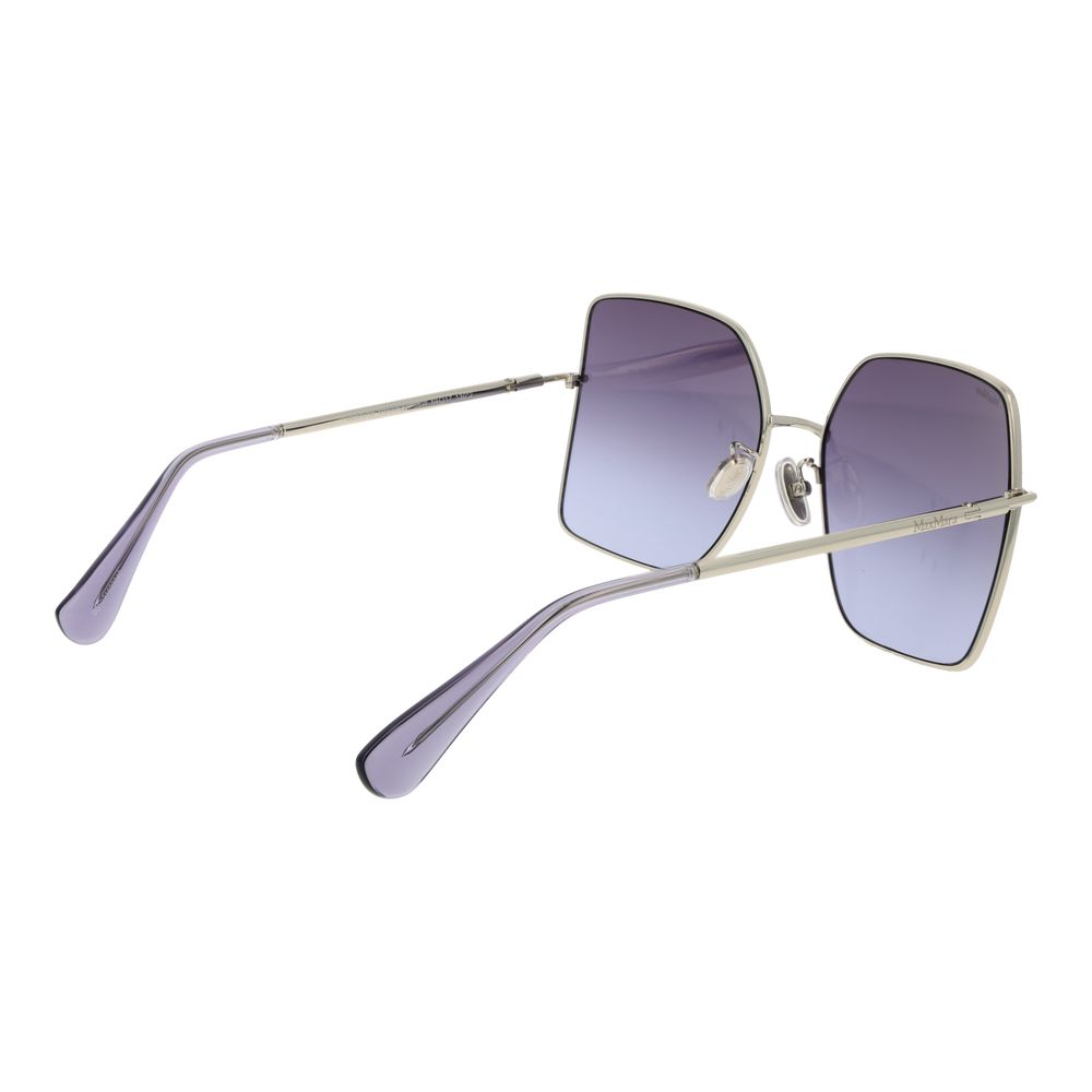 Max Mara Silberne Metall-Sonnenbrille