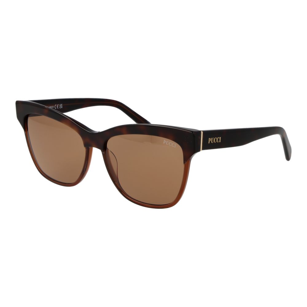Emilio Pucci Braune Frauen Sonnenbrille