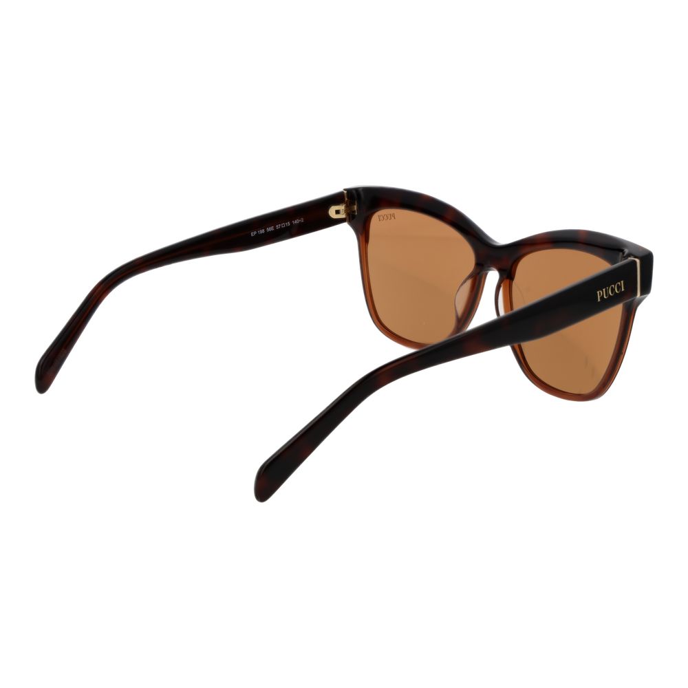 Emilio Pucci Braune Frauen Sonnenbrille