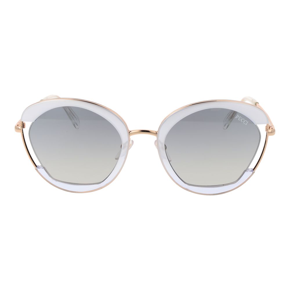 Emilio Pucci Gold Frauen Sonnenbrille