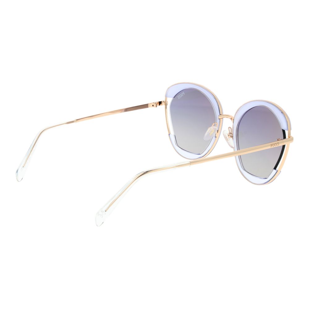 Emilio Pucci Gold Frauen Sonnenbrille