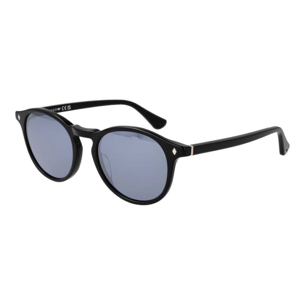 Web Schwarze Sonnenbrille aus Acetat