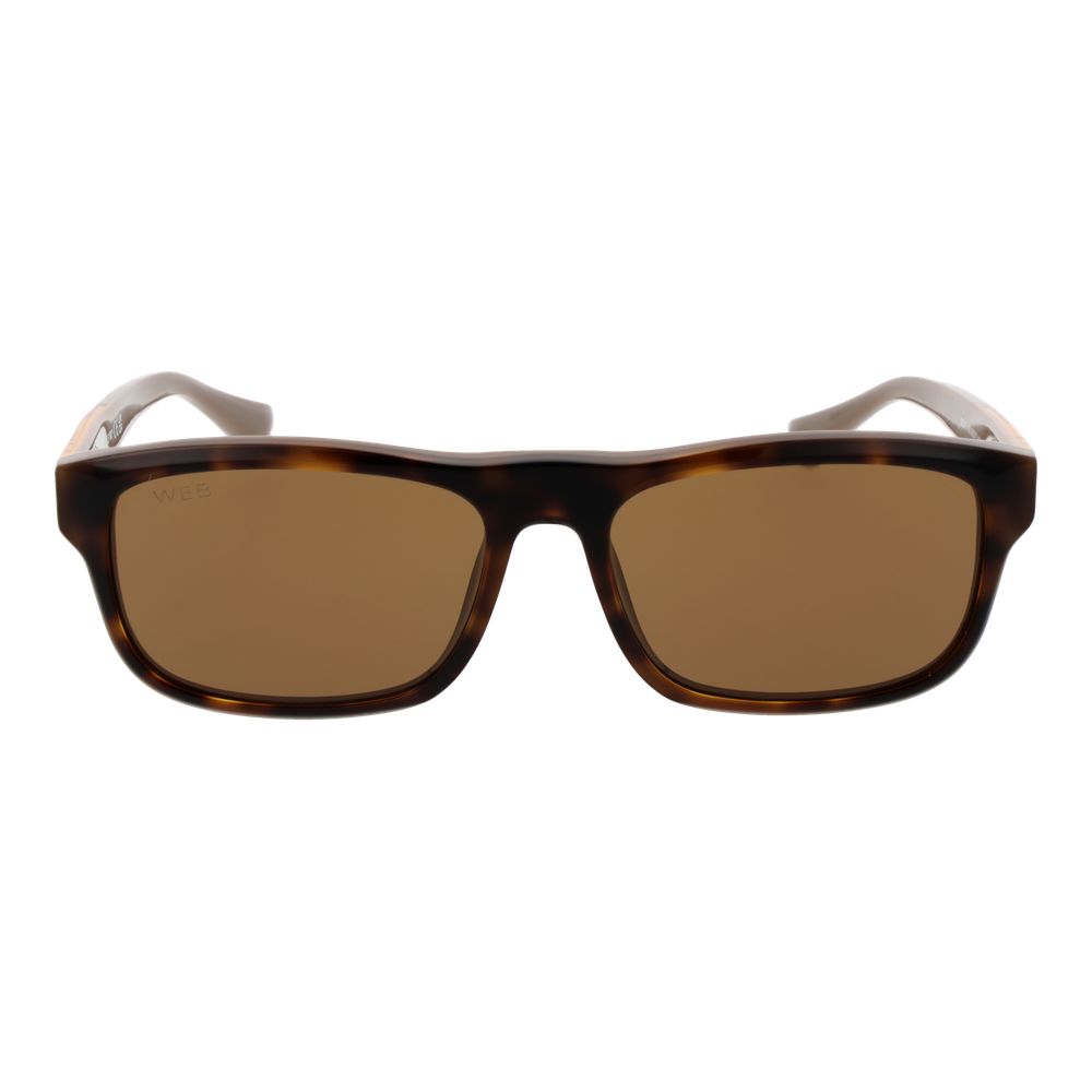Web Braune Sonnenbrille aus Acetat