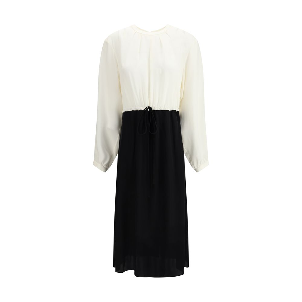 Crida Milano Buntes Seidenkleid für jeden Tag