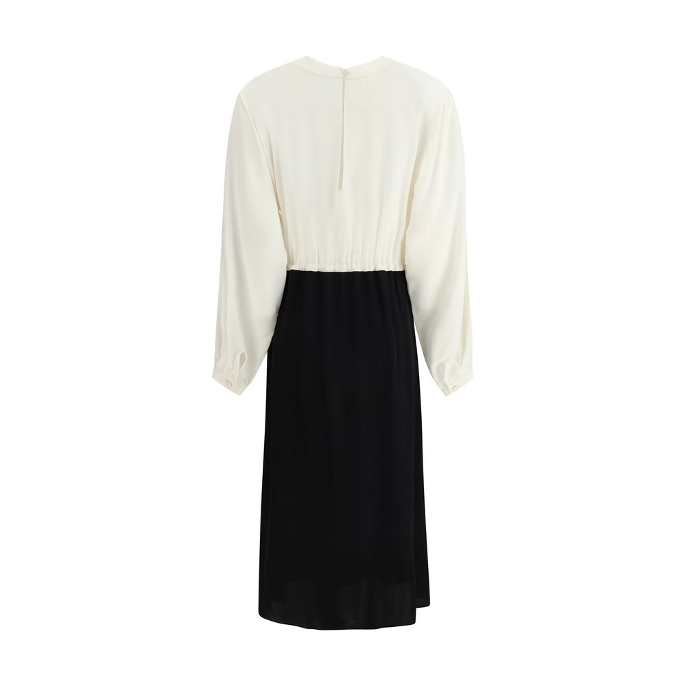 Crida Milano Buntes Seidenkleid für jeden Tag