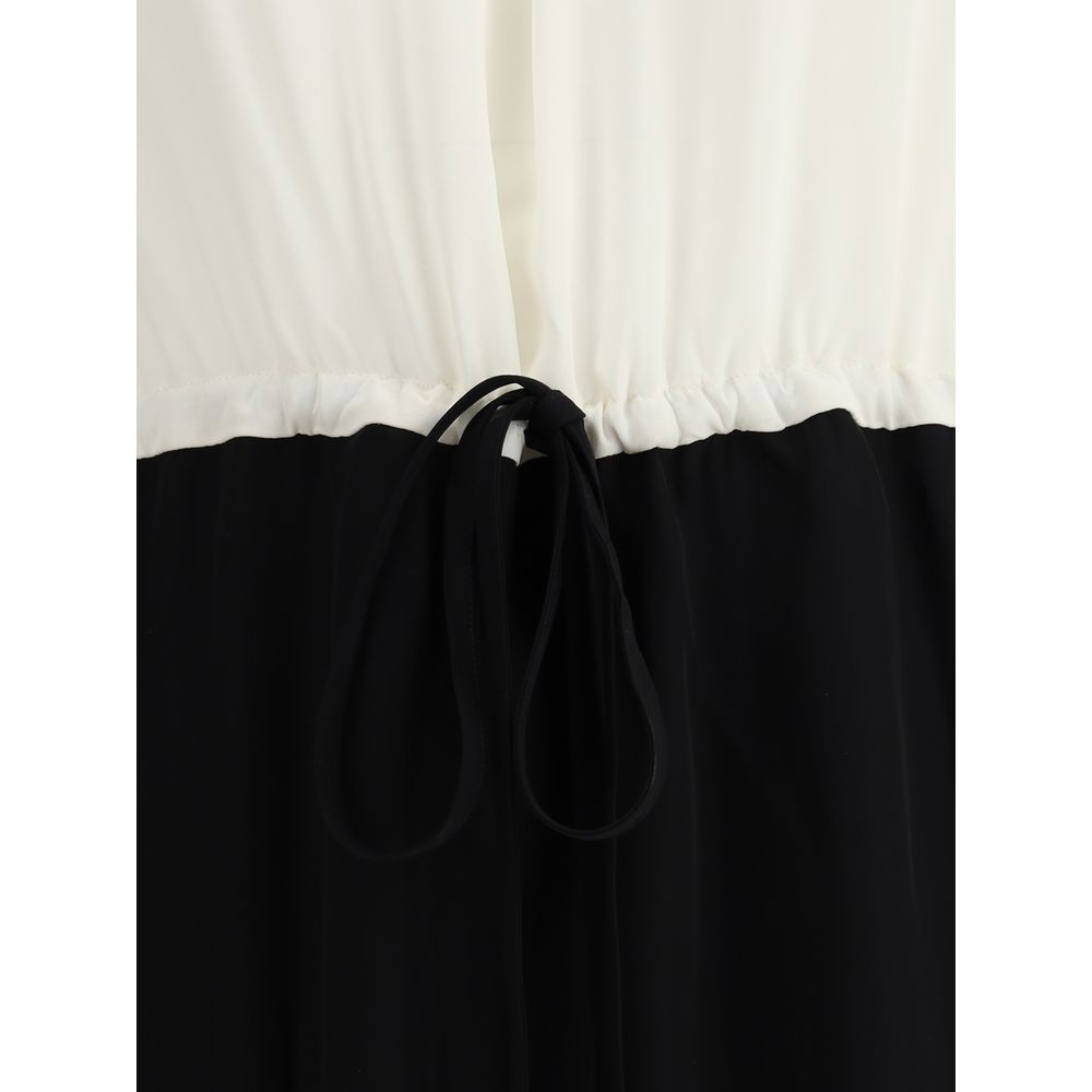 Crida Milano Buntes Seidenkleid für jeden Tag