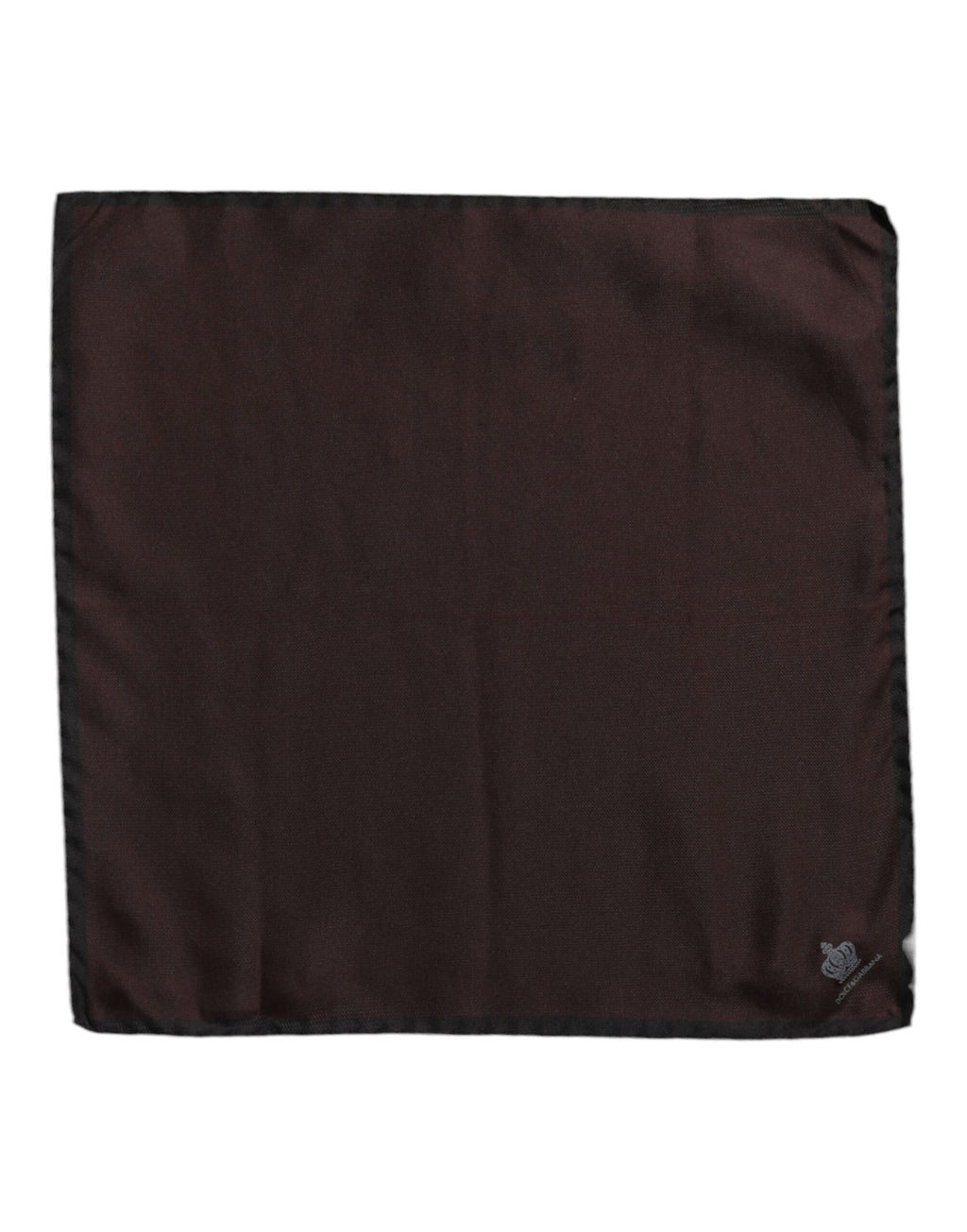 Dolce & Gabbana Brauner DG Crown Seiden-Foulard für Herren