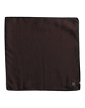 Dolce & Gabbana Brauner DG Crown Seiden-Foulard für Herren