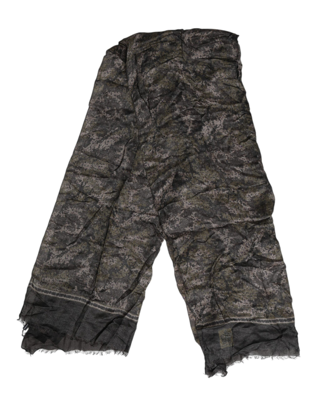 Dolce & Gabbana Camouflage Nackenwärmer Wickeltuch Foulard Schal