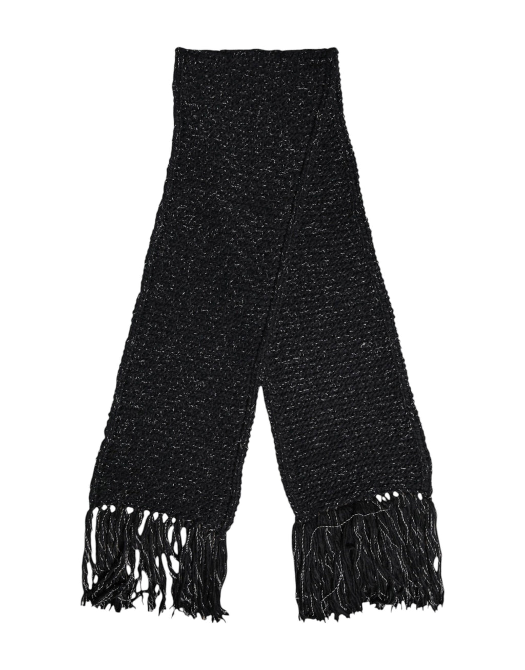 Dolce & Gabbana Schwarzer Kaschmir-Halswärmer Wickel-Schal-Schal