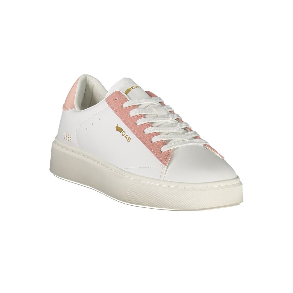Gas Weißer Polyester Damen Sneaker