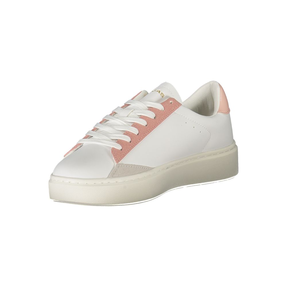 Gas Weißer Polyester Damen Sneaker