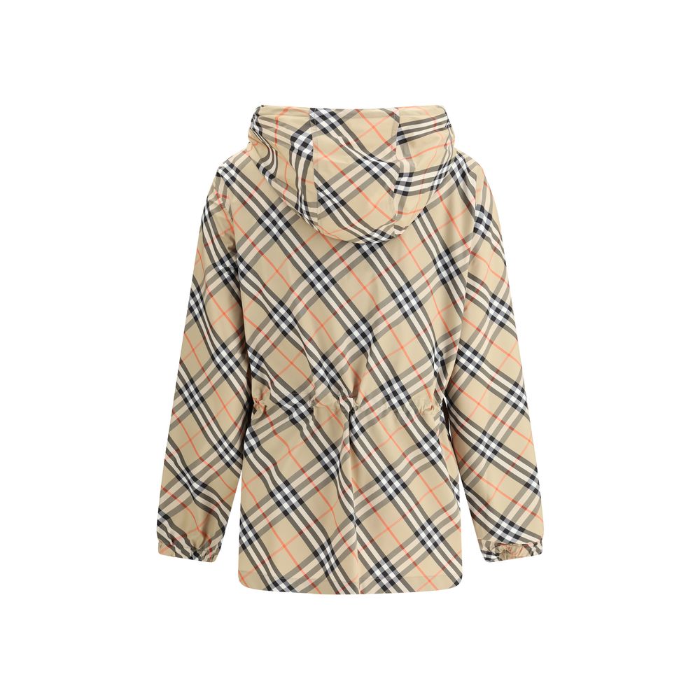 Burberry Archivio Check Jacke mit Kapuze