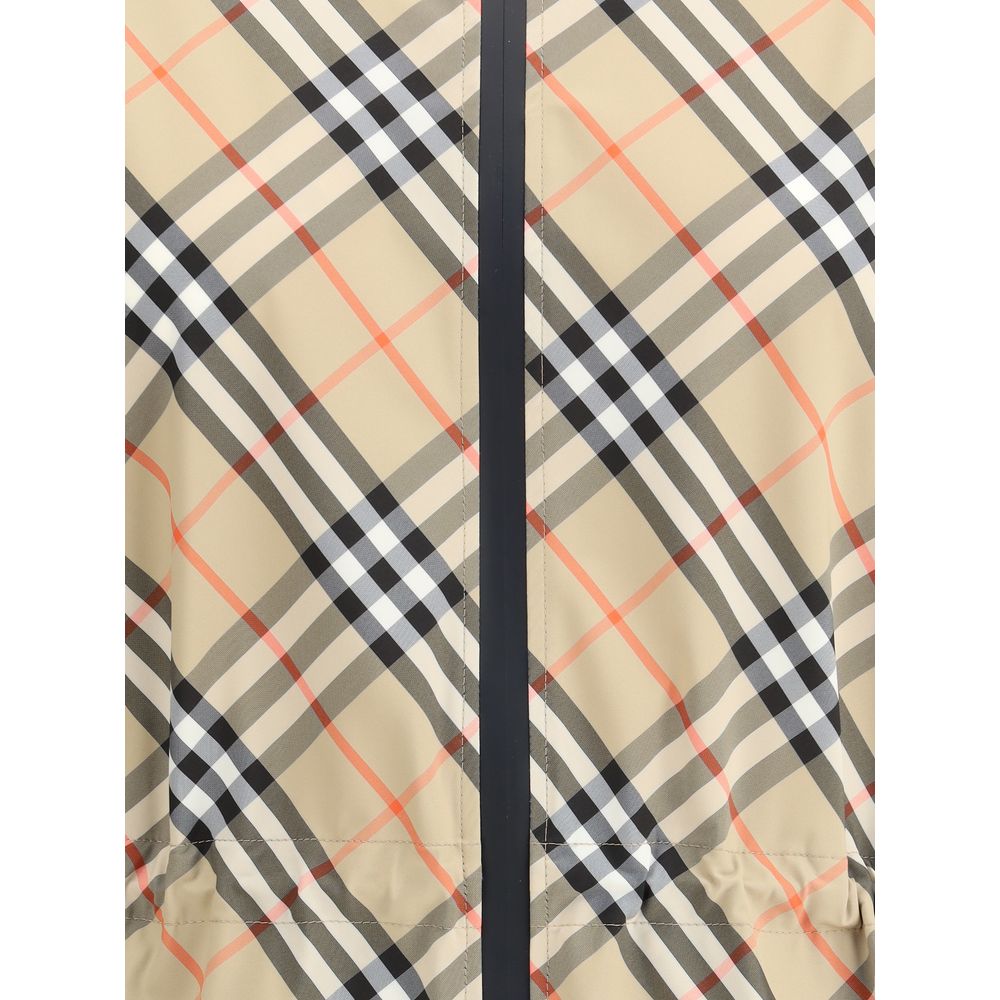 Burberry Archivio Check Jacke mit Kapuze