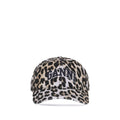 Ganni Bunt gestreifte Baumwoll-Kappe (Baseball-Cap)