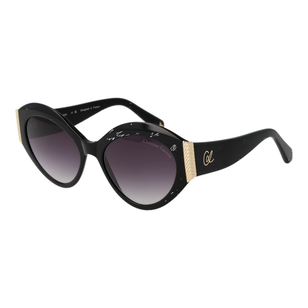 Christian Lacroix Schwarze Frauen Sonnenbrille