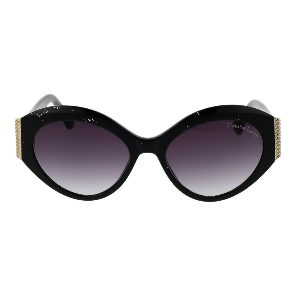 Christian Lacroix Schwarze Frauen Sonnenbrille