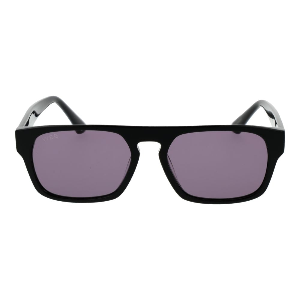 Web Schwarze Sonnenbrille aus Acetat