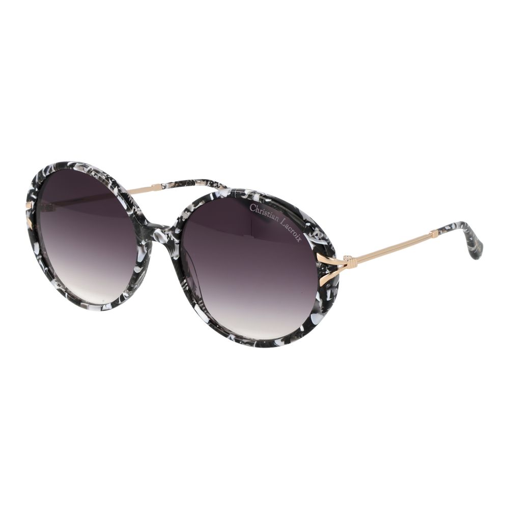 Christian Lacroix Schwarze Frauen Sonnenbrille