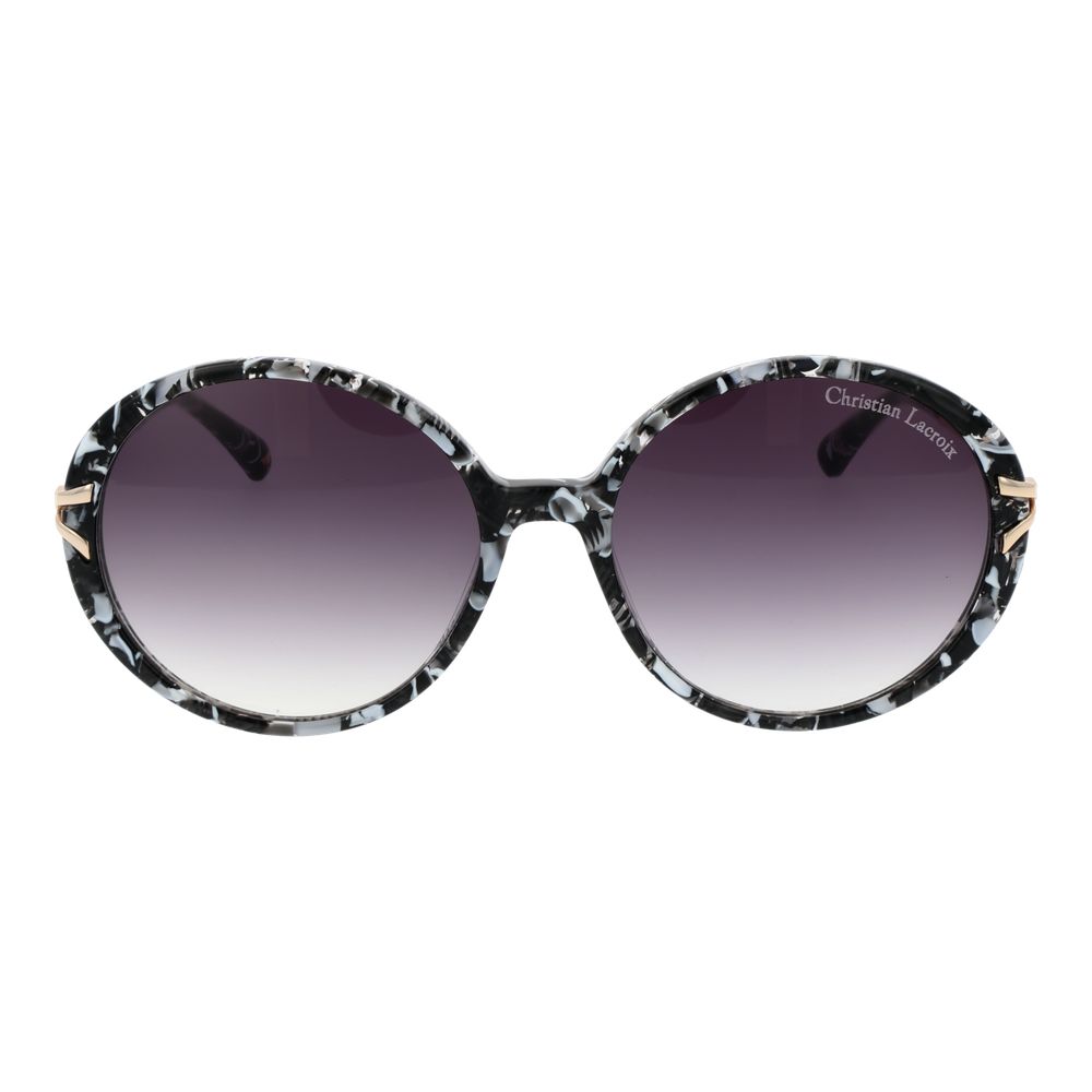 Christian Lacroix Schwarze Frauen Sonnenbrille