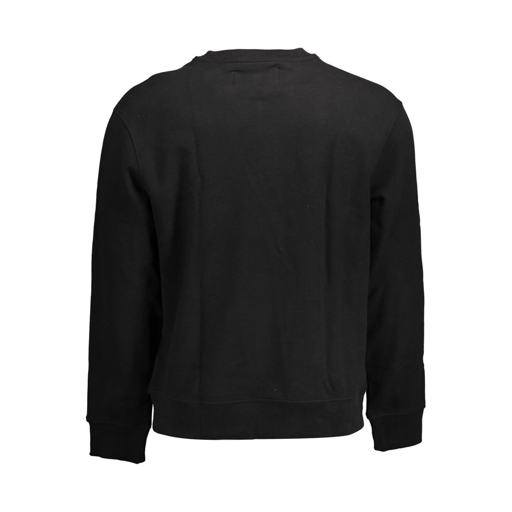 Calvin Klein Schwarzer Baumwollpullover für Männer