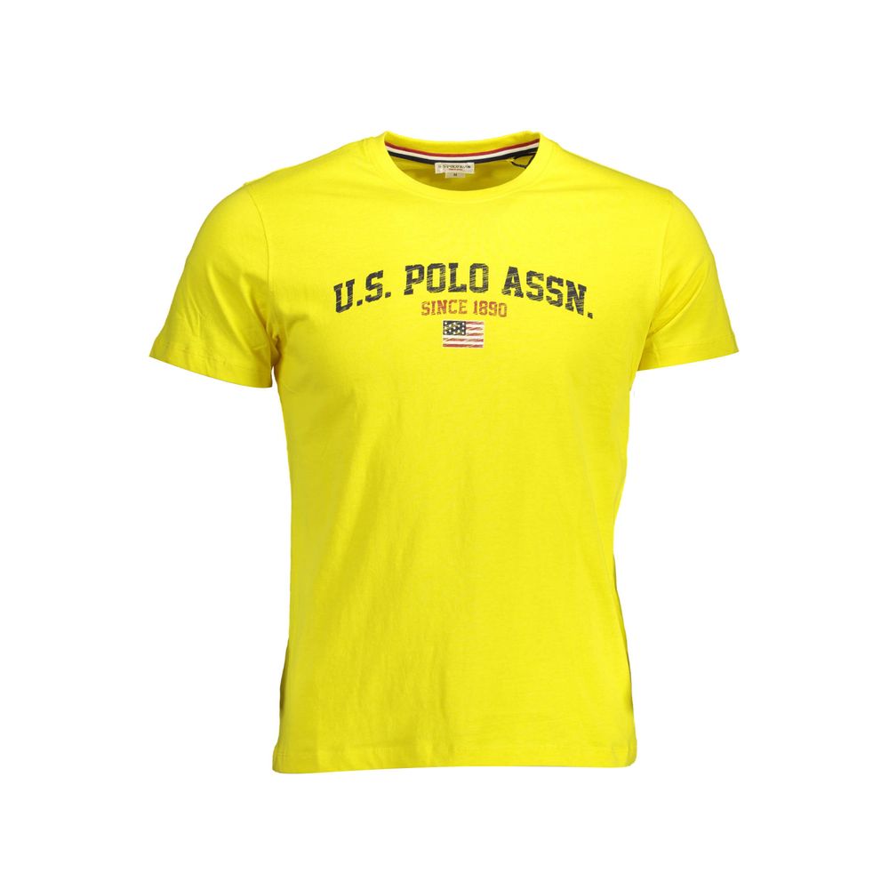 U.S. POLO ASSN. T-Shirt aus gelber Baumwolle