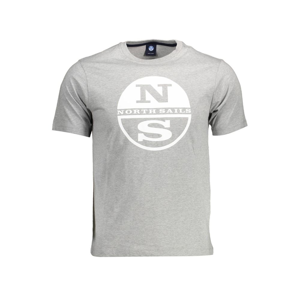 North Sails T-Shirt aus grauer Baumwolle