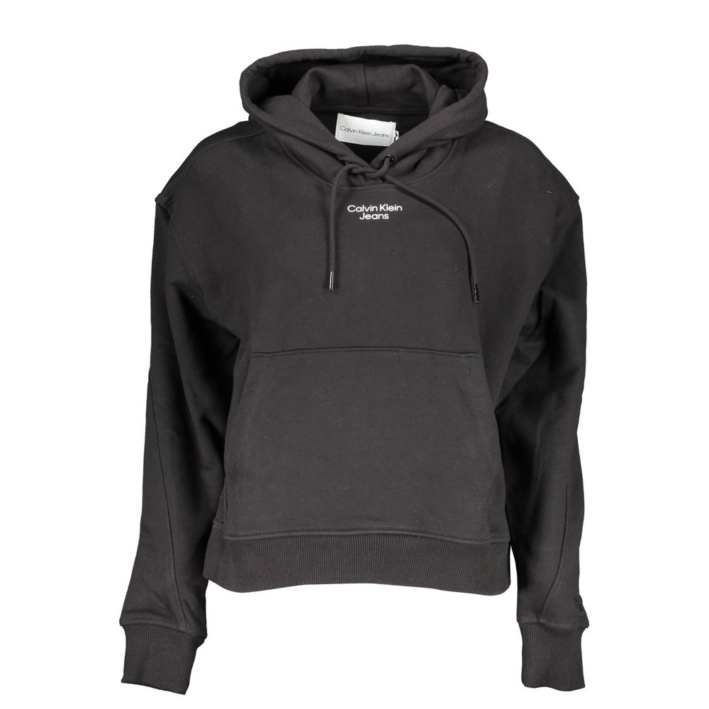 Calvin Klein Schwarzer Baumwollpullover für Frauen