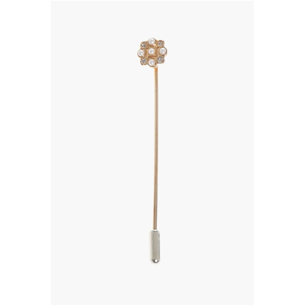 Dsquared² D2 CLASSIC Krawattennadel aus Metall mit Strassstein-Detail