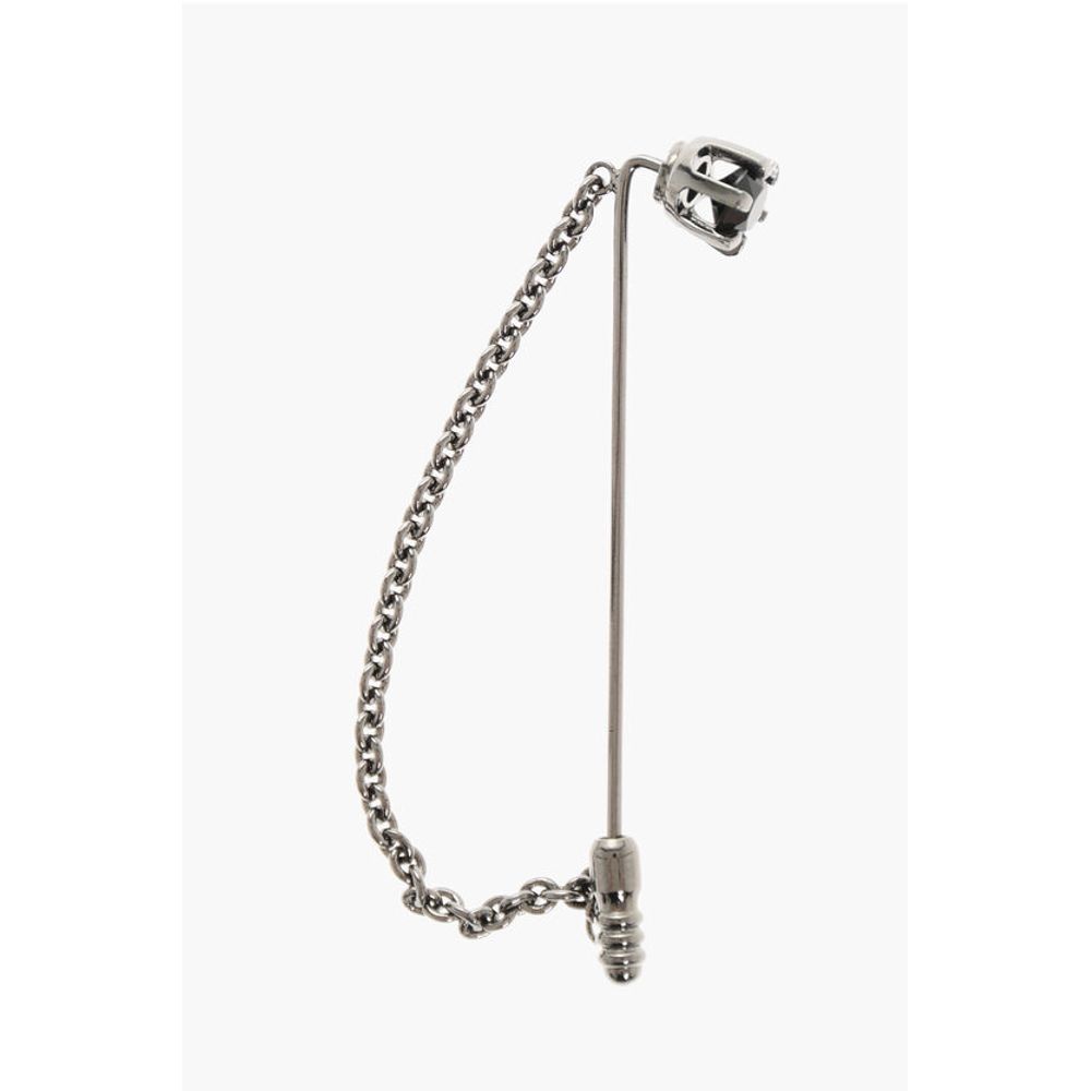 Dsquared² Metallbrosche mit Kette