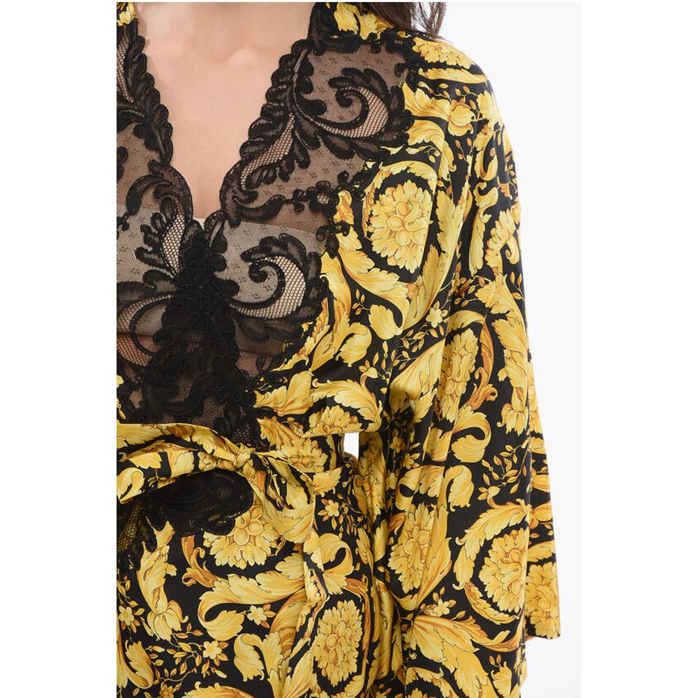Versace Seiden-Barocco-Robe